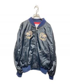 【専用】BOURBON HOUSE 　スカジャン　ジャケット古着 襟 レア 中古・古着通販】BOURBON HOUSE (バーボンハウス) スカジャン ホワイト