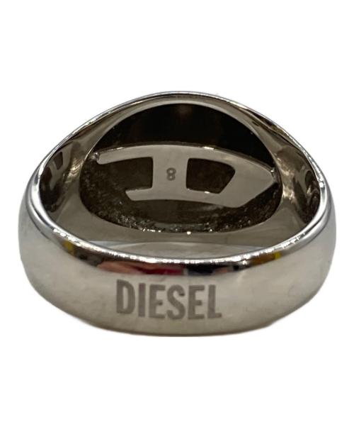 DIESEL（ディーゼル）DIESEL (ディーゼル) コーン型ステンレスリング シルバー サイズ:１６号の古着・服飾アイテム
