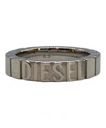DIESEL（ディーゼル）の古着「ロゴステンレスリング」｜シルバー