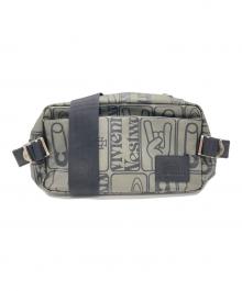Vivienne Westwood（ヴィヴィアンウエストウッド）の古着「ハンドサインPVCボディーバッグ」｜グレー