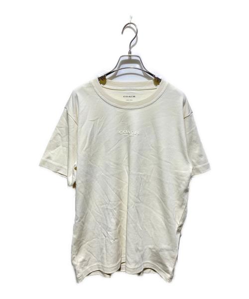 COACH（コーチ）COACH (コーチ) 半袖カットソー ベージュ サイズ:Ｍの古着・服飾アイテム