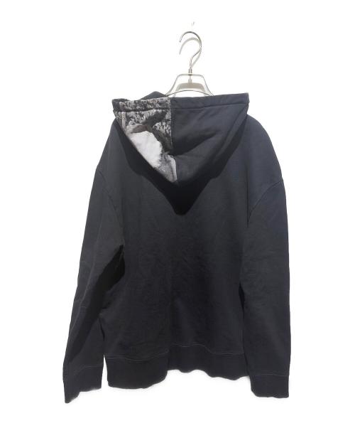 RAF SIMONS（ラフシモンズ）RAF SIMONS (ラフシモンズ) FRED PERRY (フレッドペリー) PRINTED HOODED SWEAT/コラボパーカー ブラック サイズ:Ｓの古着・服飾アイテム