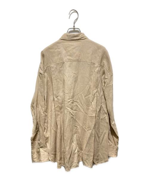 SLOBE IENA（スローブ イエナ）SLOBE IENA (スローブ イエナ) リネンコットンダブルポケットシャツ ベージュ サイズ:FREEの古着・服飾アイテム