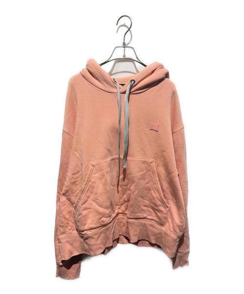 Acne studios（アクネ ストゥディオズ）Acne studios (アクネ ストゥディオズ) FERRIS FACE  プルオーバーパーカー ピンク サイズ:ＸＬの古着・服飾アイテム
