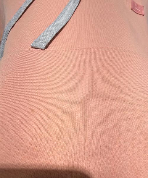 Acne studios（アクネ ストゥディオズ）Acne studios (アクネ ストゥディオズ) FERRIS FACE  プルオーバーパーカー ピンク サイズ:ＸＬの古着・服飾アイテム