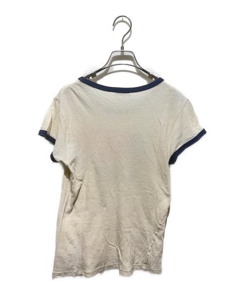 stussy（ステューシー）stussy (ステューシー) リンガーTシャツ アイボリー サイズ:Ｍの古着・服飾アイテム