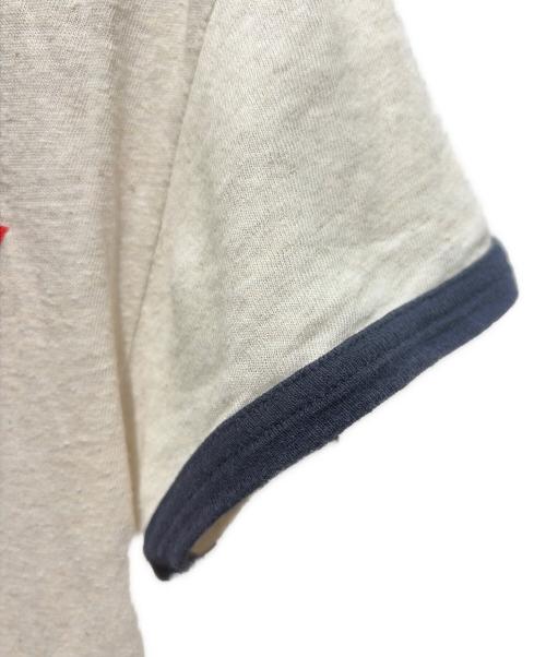 stussy（ステューシー）stussy (ステューシー) リンガーTシャツ アイボリー サイズ:Ｍの古着・服飾アイテム
