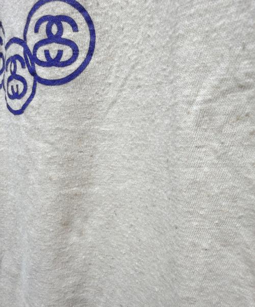 stussy（ステューシー）stussy (ステューシー) リンガーTシャツ アイボリー サイズ:Ｍの古着・服飾アイテム
