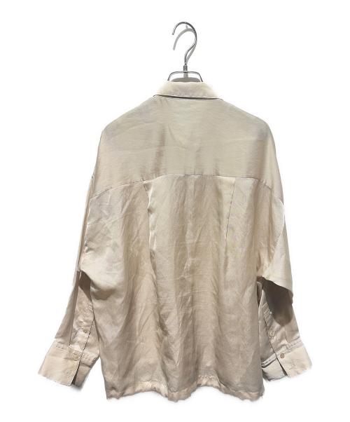 MOGA（モガ）MOGA (モガ) シアーサテンブルゾンシャツ アイボリー サイズ:2の古着・服飾アイテム