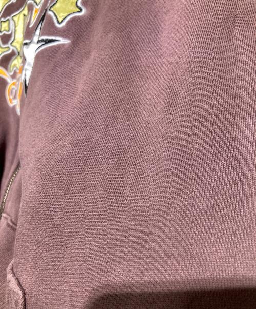 X-GIRL（エックスガール）X-girl (エックスガール) TRIBAL HEART ZIP UP SWEAT HOODIE ジップパーカー105253012004 ブラウン サイズ:Ｍの古着・服飾アイテム