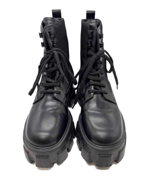 PRADA（プラダ）PRADA (プラダ) モノリスコンバットブーツ ブラック サイズ:37の古着・服飾アイテム