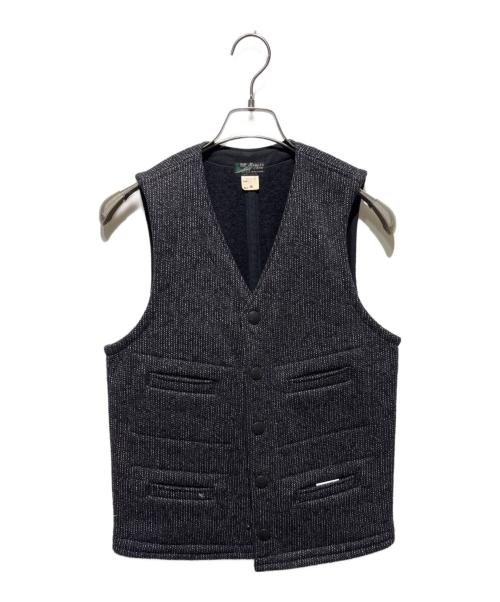 SUGAR CANE（シュガーケーン）SUGAR CANE (シュガーケーン) BEACH CLOTH VEST ブラック サイズ:36の古着・服飾アイテム