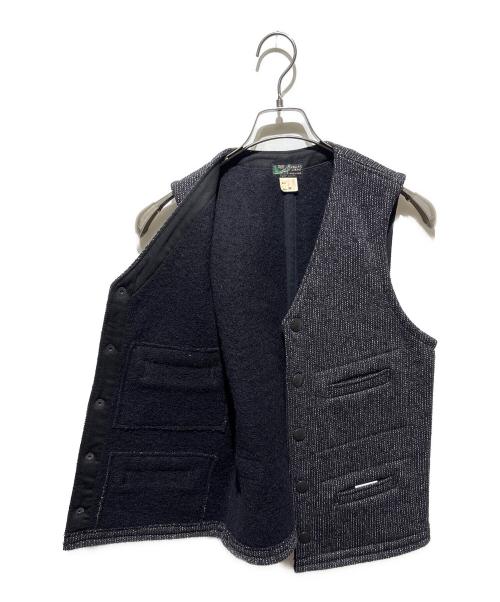 SUGAR CANE（シュガーケーン）SUGAR CANE (シュガーケーン) BEACH CLOTH VEST ブラック サイズ:36の古着・服飾アイテム
