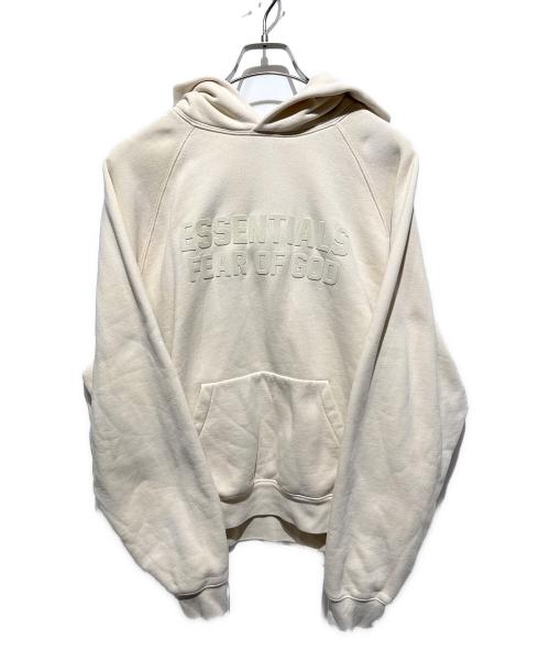 FOG ESSENTIALS（フィアオブゴッド エッセンシャル）FOG ESSENTIALS (フィアオブゴッド エッセンシャル) 立体ロゴパーカー ベージュ サイズ:Ｍの古着・服飾アイテム