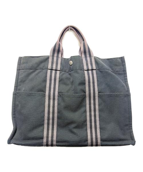 HERMES（エルメス）HERMES (エルメス) フールトゥトートバッグ ブラックの古着・服飾アイテム