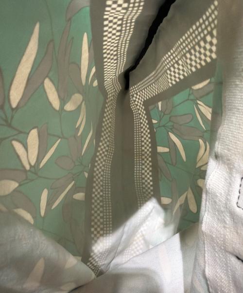 MARNI（マルニ）MARNI (マルニ) PORTER (ポーター) コラボテキスタイルトートバッグ ホワイト×ブルーの古着・服飾アイテム