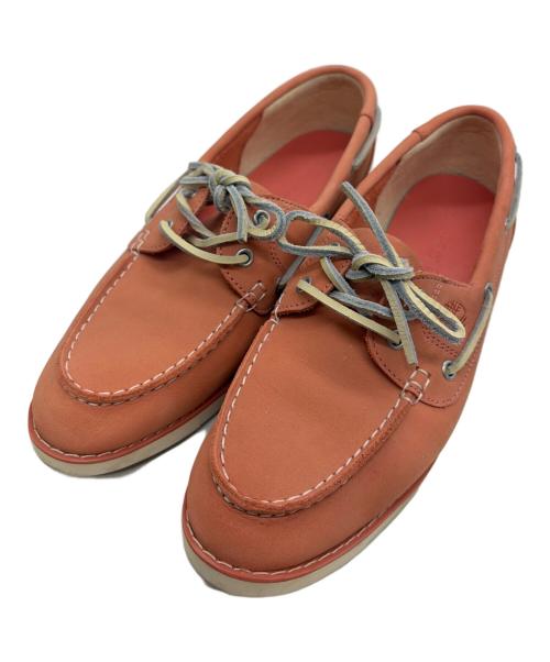 Timberland（ティンバーランド）Timberland (ティンバーランド) 2eyeボートシューズ ピンク サイズ:25cmの古着・服飾アイテム