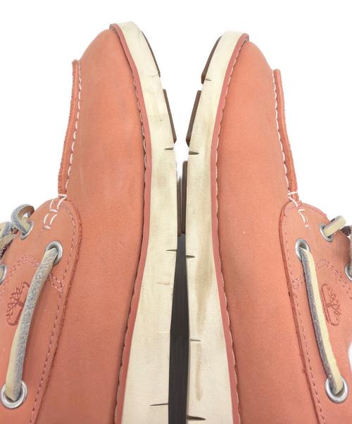 Timberland（ティンバーランド）Timberland (ティンバーランド) 2eyeボートシューズ ピンク サイズ:25cmの古着・服飾アイテム