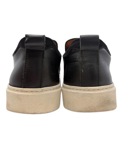 EARLE（アール）EARLE (アール) Drape slip-on sneakers ブラック サイズ:44の古着・服飾アイテム