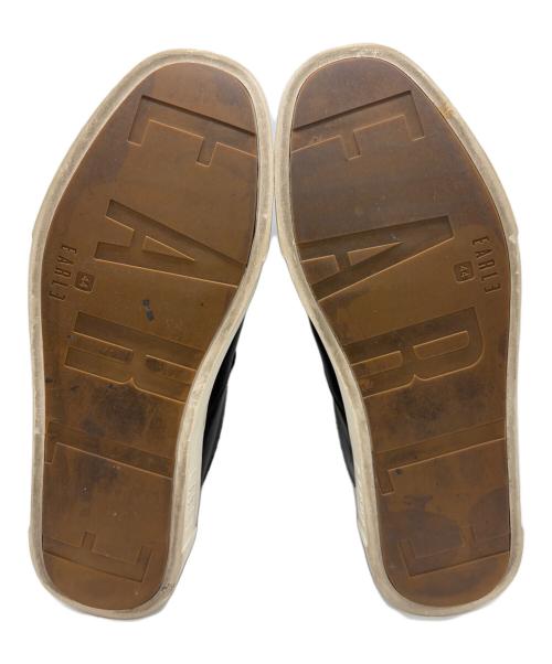 EARLE（アール）EARLE (アール) Drape slip-on sneakers ブラック サイズ:44の古着・服飾アイテム