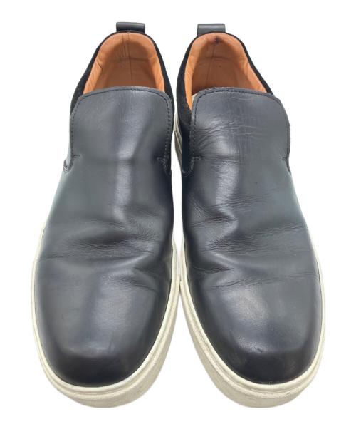 EARLE（アール）EARLE (アール) Drape slip-on sneakers ブラック サイズ:44の古着・服飾アイテム