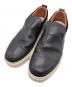 EARLE（アール）の古着「Drape slip-on sneakers」｜ブラック