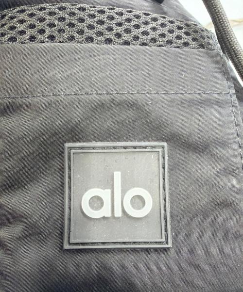 alo（アロ）alo (アロ) 巾着ショルダーバッグ ブラックの古着・服飾アイテム