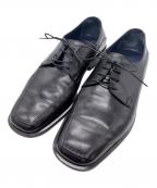 Salvatore Ferragamoサルヴァトーレ フェラガモ）の古着「スクエアトゥーシューズ」｜ブラック