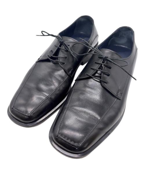 Salvatore Ferragamo（サルヴァトーレ フェラガモ）Salvatore Ferragamo (サルヴァトーレ フェラガモ) スクエアトゥーシューズ ブラック サイズ:8 1/2の古着・服飾アイテム