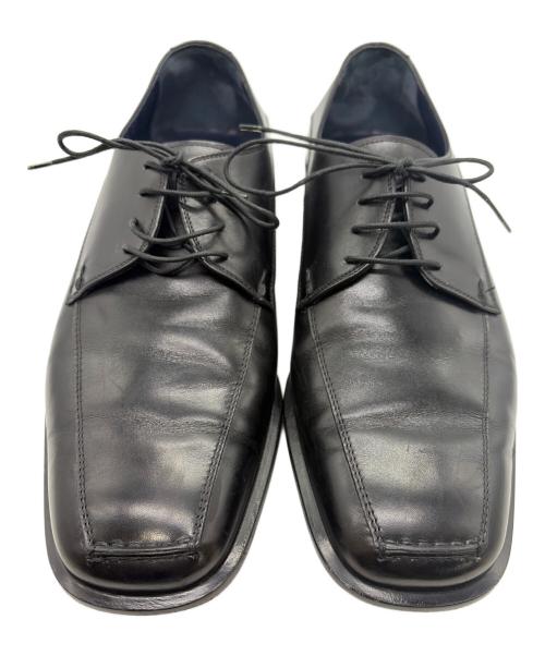 Salvatore Ferragamo（サルヴァトーレ フェラガモ）Salvatore Ferragamo (サルヴァトーレ フェラガモ) スクエアトゥーシューズ ブラック サイズ:8 1/2の古着・服飾アイテム