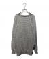 SUGARHILL (シュガーヒル) HIGH GAUGE STRIPE WOOL SWEATER /ボーダーニット アイボリー×ベージュ サイズ:2：10000円