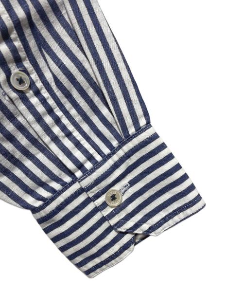 ticca（ティッカ）TICCA (ティッカ) コットンリネンWポケットロングシャツワンピース ブルー サイズ:FREEの古着・服飾アイテム