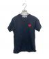 PLAY COMME des GARCONS（プレイコムデギャルソン）の古着「ハート刺繍Tシャツ」｜ブラック