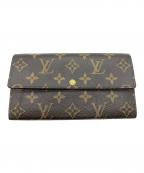 LOUIS VUITTONルイ ヴィトン）の古着「長財布」｜ブラウン