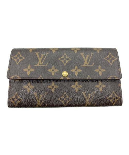 LOUIS VUITTON（ルイ ヴィトン）LOUIS VUITTON (ルイ ヴィトン) 長財布 ブラウンの古着・服飾アイテム
