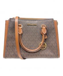 MICHAEL KORS（マイケルコース）の古着「HOPE ミディアム メッセンジャー / サッチェル」｜ブラウン