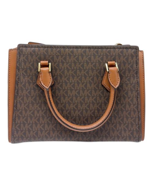 MICHAEL KORS（マイケルコース）MICHAEL KORS (マイケルコース) HOPE ミディアム メッセンジャー / サッチェル ブラウンの古着・服飾アイテム
