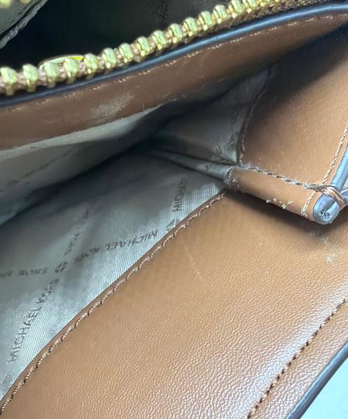 MICHAEL KORS（マイケルコース）MICHAEL KORS (マイケルコース) HOPE ミディアム メッセンジャー / サッチェル ブラウンの古着・服飾アイテム