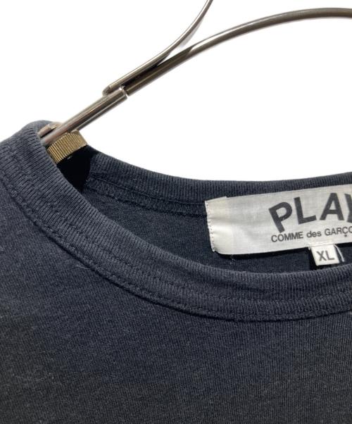 PLAY COMME des GARCONS（プレイコムデギャルソン）PLAY COMME des GARCONS (プレイコムデギャルソン) ロゴTシャツ ブラック サイズ:XLの古着・服飾アイテム