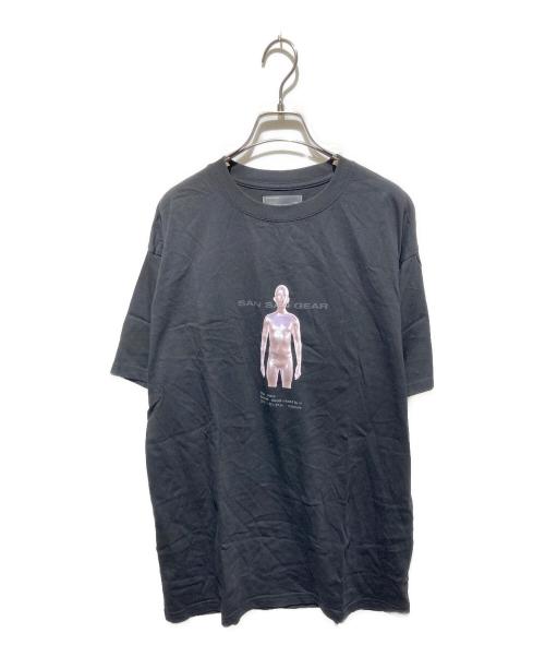 san san gear（サンサンギア）SAN SAN GEAR (サンサンギア) プリントTシャツ ブラック サイズ:2の古着・服飾アイテム