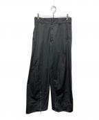 YUKI HASHIMOTOユウキハシモト）の古着「RAW EDGE TWISTED WORK PANTS BLACK」｜ブラック