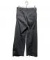 YUKI HASHIMOTO (ユウキハシモト) RAW EDGE TWISTED WORK PANTS BLACK ブラック サイズ:46：14000円