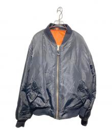 USED（ユーズド）の古着「MA-1ジャケット」｜ブラック
