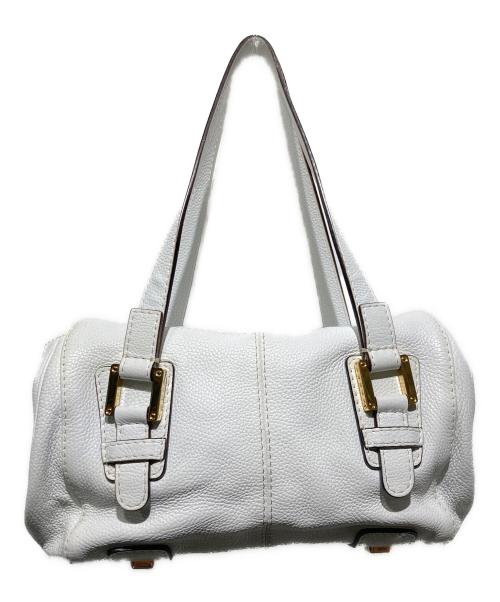 LOEWE（ロエベ）LOEWE (ロエベ) ワンショルダーバッグ ホワイトの古着・服飾アイテム