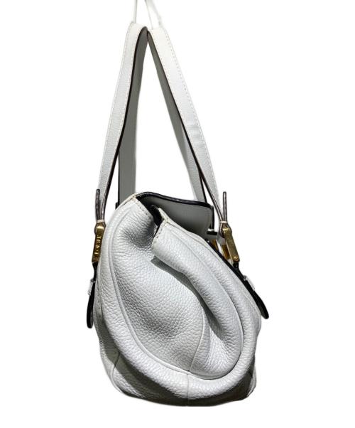 LOEWE（ロエベ）LOEWE (ロエベ) ワンショルダーバッグ ホワイトの古着・服飾アイテム