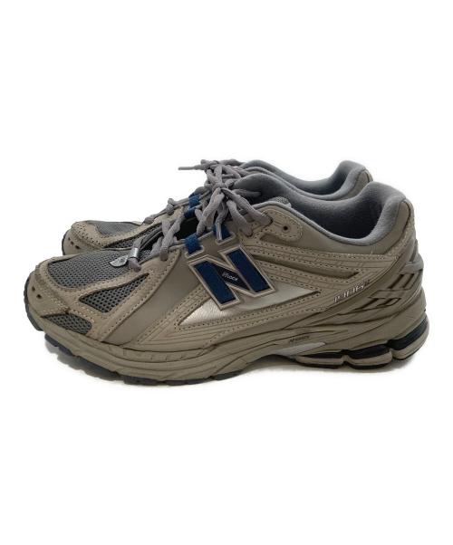 NEW BALANCE（ニューバランス）NEW BALANCE (ニューバランス) ローカットスニーカー グレー×ネイビー サイズ:26.5cmの古着・服飾アイテム