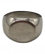 JIL SANDERジルサンダー）の古着「CLASSIC CHEVALIER RING 1」｜シルバー