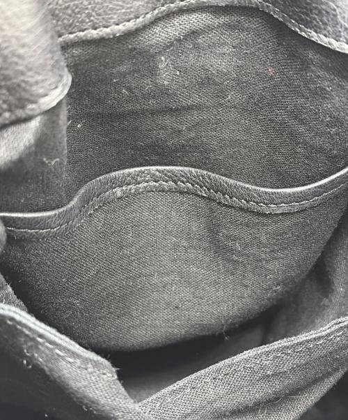 SLOW&CO（スロウアンドコー）SLOW&CO (スロウアンドコー) レザーショルダーバッグ ブラックの古着・服飾アイテム
