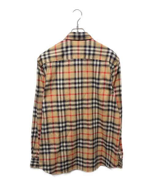 BURBERRY（バーバリー）BURBERRY (バーバリー) ノバチェックシャツ ブラウン サイズ:Sの古着・服飾アイテム