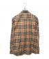 BURBERRY (バーバリー) ノバチェックシャツ ブラウン サイズ:S：20000円